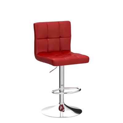 Muebles de bar modernos ALINUNU Silla giratoria de cuero de PU para taburetes de bar de altura ajustable