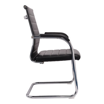 Personaliza la silla de cuero ejecutiva de oficina de la parte trasera de color naranja moderna con reposabrazos de PP OEM ODM