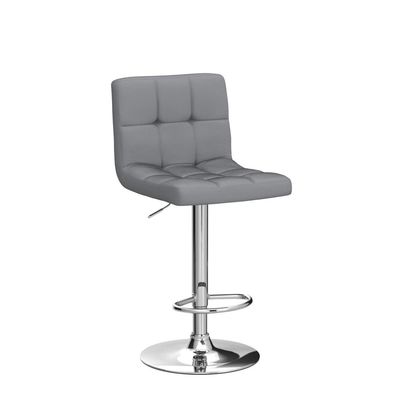 Sillones de bar modernos de altura ajustable de altura del contador Sillones de bar giratorios silla de cuero de PU