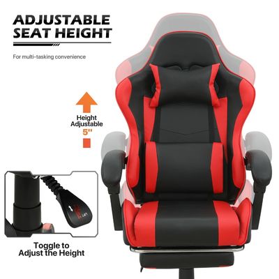 ALINUNU Silla de juego para adultos Razer Computadora ergonómica Video PC de carreras