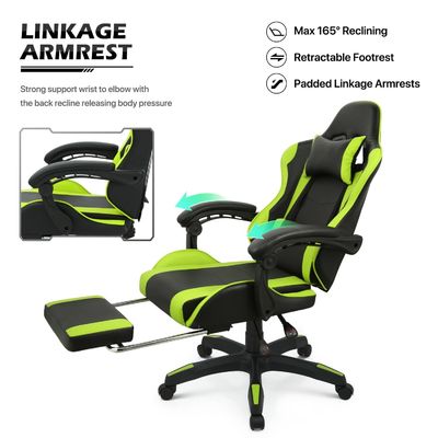 Muebles de oficina para el hogar asequibles silla de juego ergonómica ALINUNU 25&quot;D x 26.5&quot;W x 42.5&quot;H