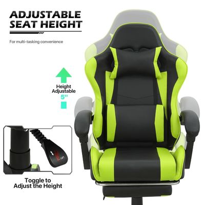 Muebles de oficina para el hogar asequibles silla de juego ergonómica ALINUNU 25&quot;D x 26.5&quot;W x 42.5&quot;H