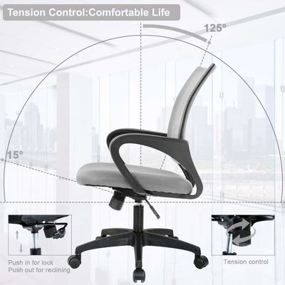 Personalice su espacio de trabajo con la silla de ordenador de malla gris de ALINUNU Opciones ODM y OEM