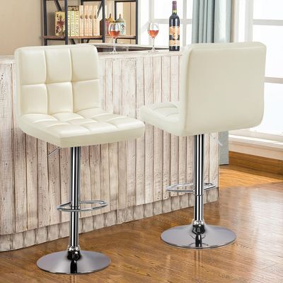 Silla de cuero de PU ajustable en altura de ALINUNU