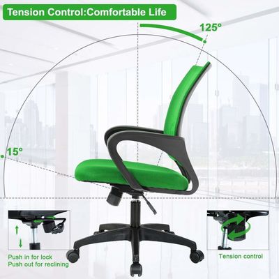 ALINUNU Navy Green Mesh Computer Chair La elección ideal para ejecutivos y oficinas internas