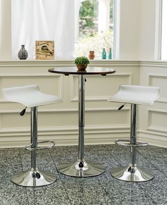 Sillones de barra giratoria moderna ajustable en altura para sillas para el hogar en material de cuero de PU