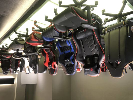 Cuero genuino ALINUNU Computadora ergonómica de carreras de video PC personalizado silla de juego para adultos