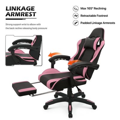 Silla giratoria ALINUNU Computadora ergonómica de carreras de video PC de juegos personalizados adecuado para adultos
