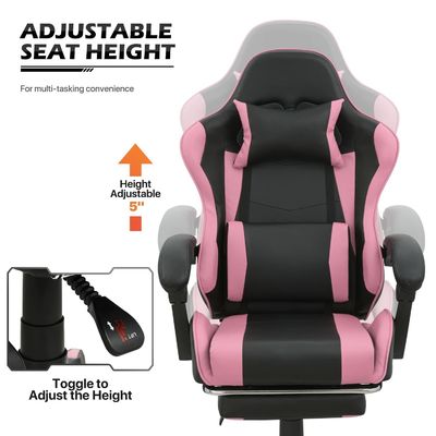 Silla giratoria ALINUNU Computadora ergonómica de carreras de video PC de juegos personalizados adecuado para adultos