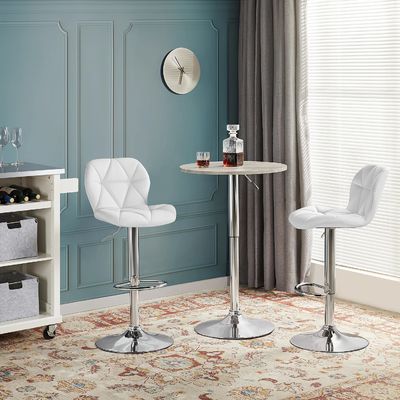 Muebles de bar modernos ALINUNU Taburete con respaldo y altura ajustable