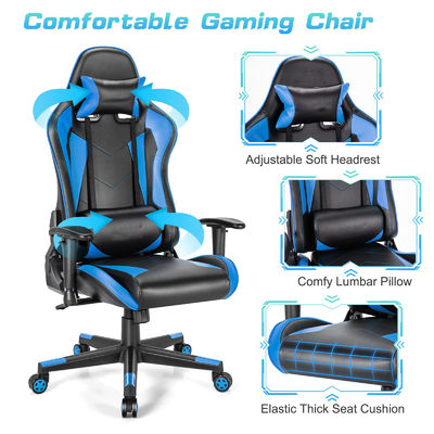 ALINUNU Personalizable Laboratorio Secreto Ergonómico PC de carreras Silla de videojuegos para la oficina del hogar