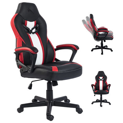 Silla de juegos de carreras con soporte lumbar y diseño ergonómico