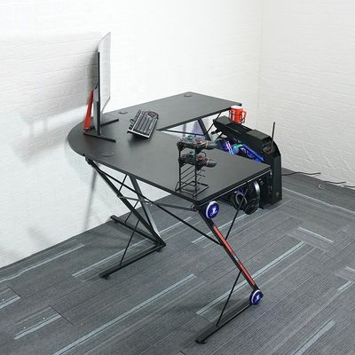 Mesa de juegos ergonómica de altura ajustable de juegos de luz de escritorio con L * W * H 1300 * 500 * 782mm