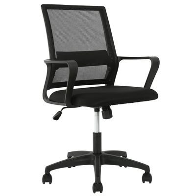 Silla de escritorio de computadora con malla ergonómica giratoria Silla de escritorio moderna con marco de hierro