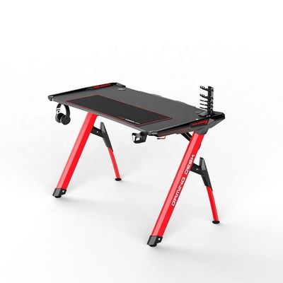 Mesa de juego de PC personalizada para juegos de Internet con material de superficie de PU