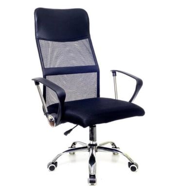 Espacios de trabajo modernos silla giratoria de oficina con marco de acero inoxidable y color personalizado