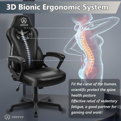 Silla de juego de carreras de apoyo lumbar directo para adultos 21&quot;D x 25&quot;W x 43&quot;H