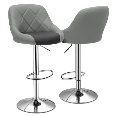 Color personalizado silla de espalda alta para la cocina restaurante ALINUNU silla de bar con taburete alto