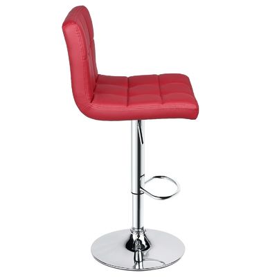 Moderno diseño de cuero de PU ajustable taburete giratorio de barra con espalda 14.5 &quot;D x 16&quot; W x 24.5 &quot;H