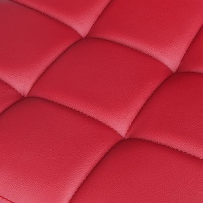 Moderno diseño de cuero de PU ajustable taburete giratorio de barra con espalda 14.5 &quot;D x 16&quot; W x 24.5 &quot;H