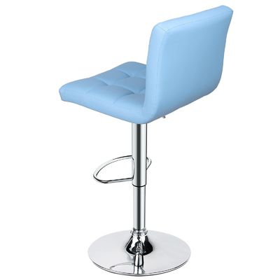 ALINUNU Moderno PU cuero ajustable taburete giratorio de barra con espalda en color personalizado