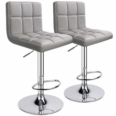 Modern Design Home Bar Stool con espalda y girador ajustable en color personalizado