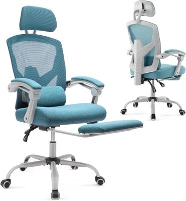 Sillones de malla giratoria de color personalizado con ruedas Peso del artículo 34.4 libras