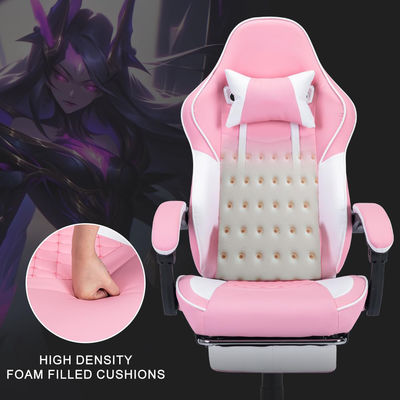 Aumente su experiencia de juego con esta silla ergonómica de la sala de computadoras hecha de nylon