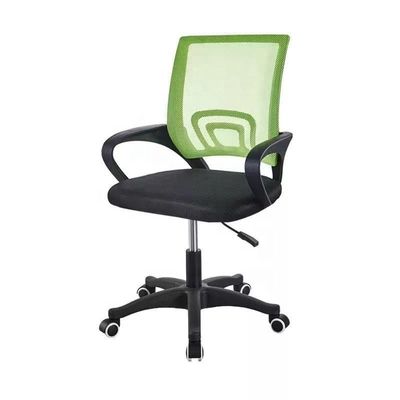 Silla de tela de espuma de alta densidad malla giratoria silla de visitantes para computadora ejecutiva moderna