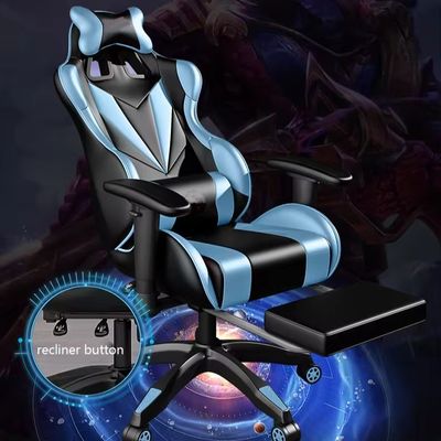 Silla giratoria ALINUNU PU Silla de juego de cuero con 360 giratorios / ajuste de altura / reclinación