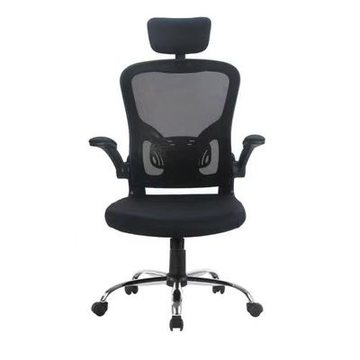 Confortable silla de oficina con respaldo de brazos cromado de ALINUNU