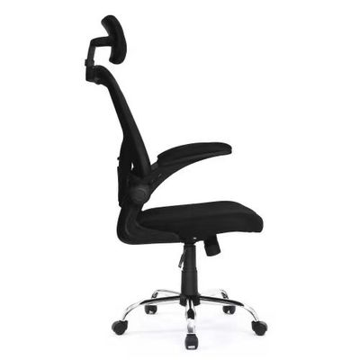 Confortable silla de oficina con respaldo de brazos cromado de ALINUNU