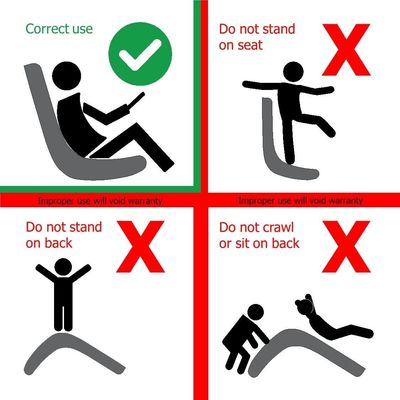 Material de asiento de bateo de fibra de poliéster ALINUNU Silla de juego piso para niños y adolescentes