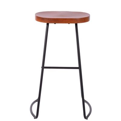 Alto taburete fácil montaje 5 minutos para el estilo nórdico moderno de acero para el hogar alta barra simple
