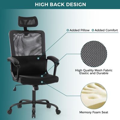 Silla de computadora de oficina en el hogar con color personalizado y rodamiento giratorio