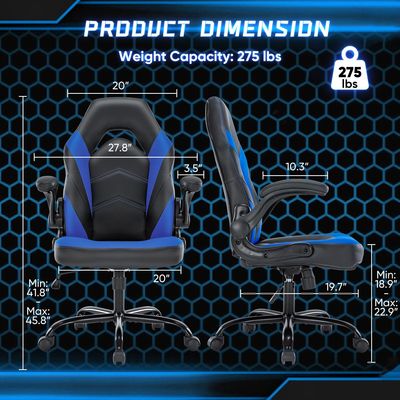 Silla de juego giratoria ergonómica OEM para sillas de videojuegos ajustables de altura grande y alta