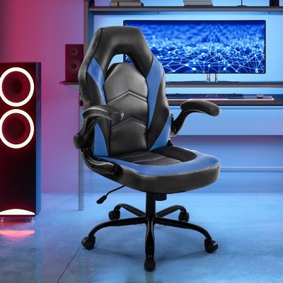 Se ofrece una silla de juegos de ordenador giratoria 360 con ajuste de altura y función de reclinación