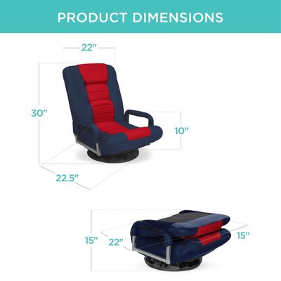 Rocker de piso multipropósito de 360 grados de diseño moderno y silla giratoria de juegos ALINUNU