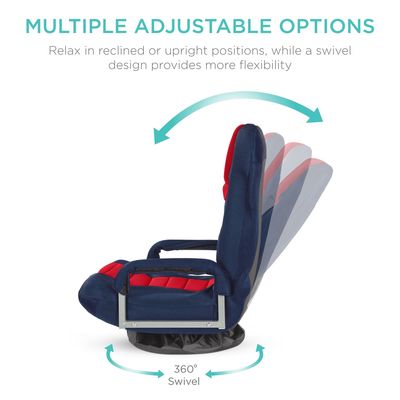 Rocker de piso multipropósito de 360 grados de diseño moderno y silla giratoria de juegos ALINUNU
