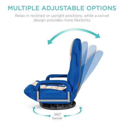 Moderno diseño ALINUNU silla giratoria de juego para TV 360 grados Rocker de suelo polivalente