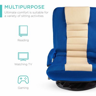 Moderno diseño ALINUNU silla giratoria de juego para TV 360 grados Rocker de suelo polivalente