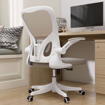 Escritorio y silla de oficina con soporte lumbar