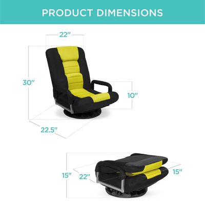 Silla giratoria para juegos de 360 grados Multipurpose Rocker de sillas de piso para TV de color personalizado