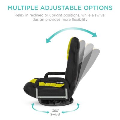 Silla giratoria para juegos de 360 grados Multipurpose Rocker de sillas de piso para TV de color personalizado