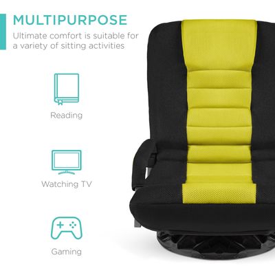 Silla giratoria para juegos de 360 grados Multipurpose Rocker de sillas de piso para TV de color personalizado