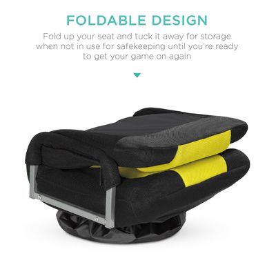 Silla giratoria para juegos de 360 grados Multipurpose Rocker de sillas de piso para TV de color personalizado