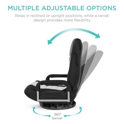 Silla giratoria ALINUNU 360 grados Multipurpose Rocker silla de suelo para TV 17 libras