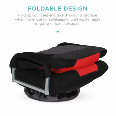 Silla de juego giratoria de color personalizada Embalaje de correo y silla de piso polivalente de 360 grados