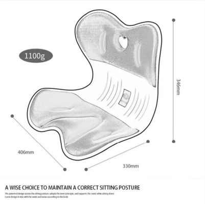 Dimensiones del producto 406*330*346mm Silla de cojín de corrección de postura en forma de L para mayor comodidad