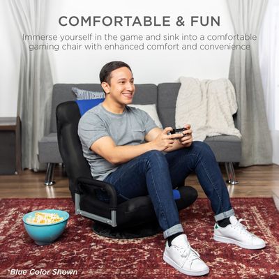 Silla de juego giratoria de diseño moderno de 360 grados con ajuste de altura y función de reclinación
